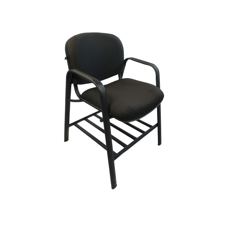Silla Visita Sala Oficina Brazos Parilla Negro Ofik Allegro
