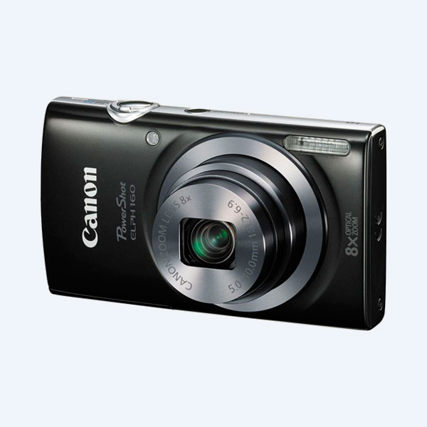 Cámara Digital Canon PowerShot ELPH 160, 20.5Mpx, 8x, LCD 2.7'', Negro