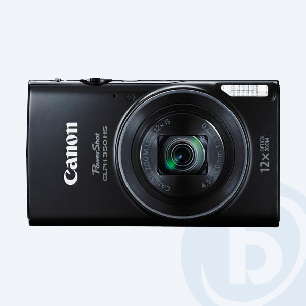 0154C001AA - C&aacute;mara Digital Canon Powershot ELPH 350 HS, 20 Mpx, 12X Zoom, 3", Video FullHD, WiFi/NFC. Negro