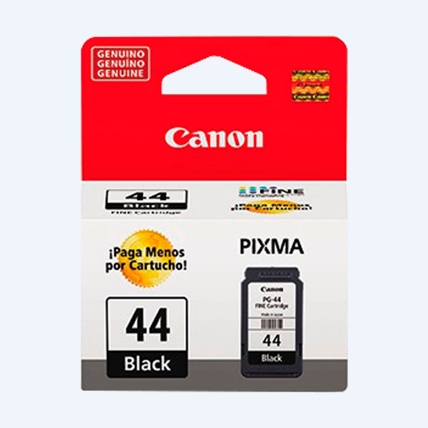 Cartucho Canon PG-44, Negro, Rendimiento Estándar, para E481
