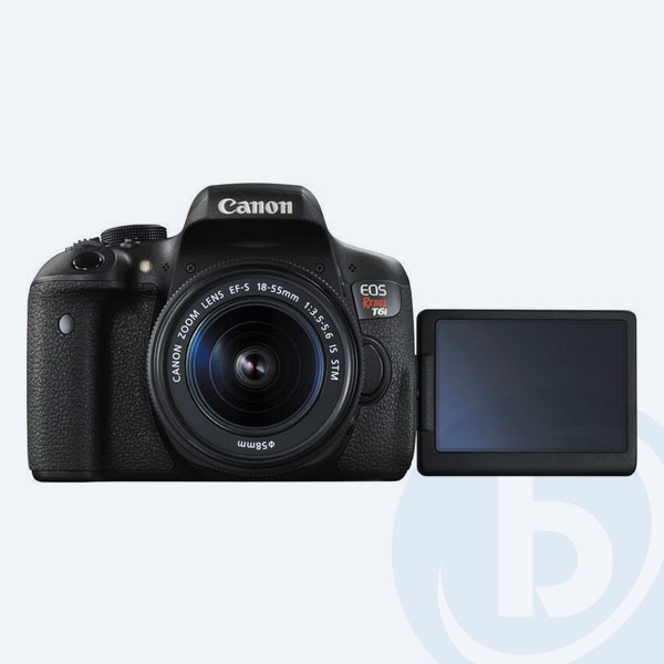 0591C003AA - C&aacute;mara Digital Canon EOS T6I, 24.2Mpx, 3", Full HD, WIFI/NFC, Negro