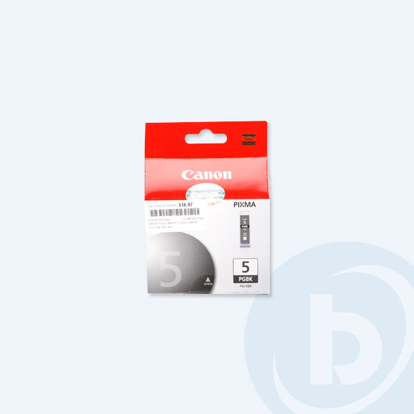 0628B002AA - Cartucho Canon PGI-5 BK, Negro, para Impresoras IP4300/6700/3300/MX700