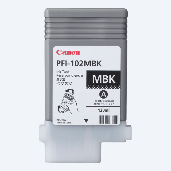 Botella de Tinta Canon PFI-102, Negro