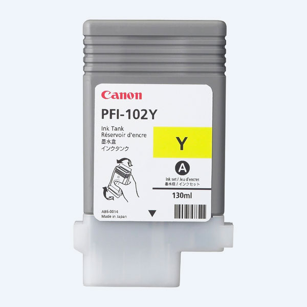 Tinta Canon Amarillo, imagePrograf iPF500/ iPF510/ iPF610/ iPF650/ iPF710/ iPF750