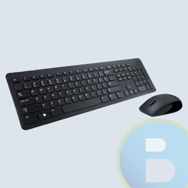 Combo Inalámbrico DELL KM636, 2.4GHZ, USB, Negro