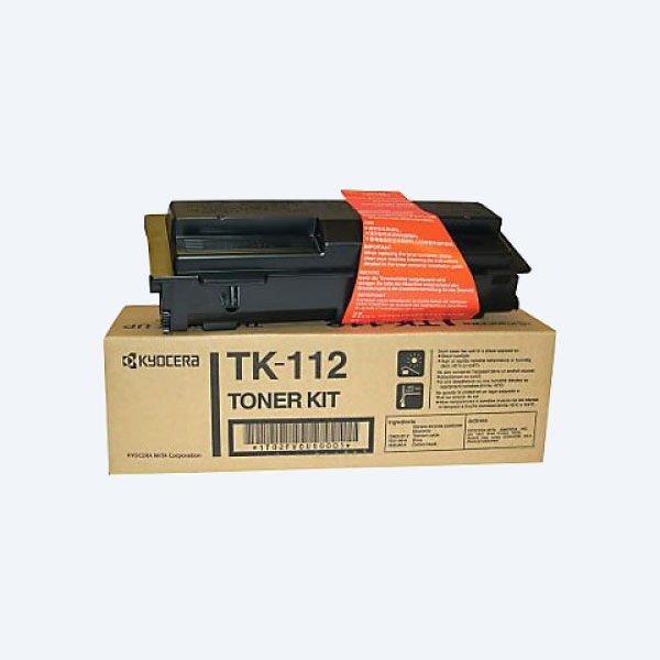 Tóner Kyocera Mita TK112, 6000 páginas, Negro, Alto Rendimiento