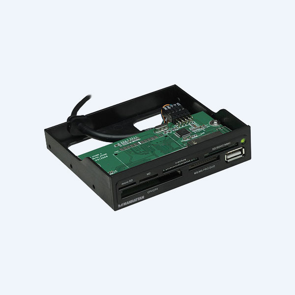 Lector/Grabador de Memorias Interno Manhattan, USB 2.0/Molex