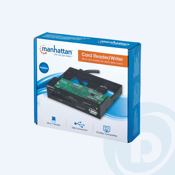 100915 - Lector/Grabador de Memorias Interno Manhattan, USB 2.0/Molex