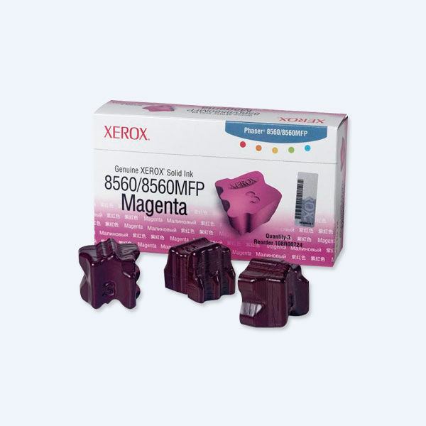 Tinta Genuine Xerox Magenta, 3900 páginas, para Phaser 8560W, 3 Barras