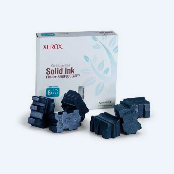 Tinta Sólida Xerox, Cyan, para Phaser 8860