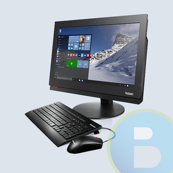 10EYA034LS - Computadora Lenovo AIO M700Z, 20", CORE I7 6700T, 8GB, 1TB, DVD, WIFI, Windows 10, Negro