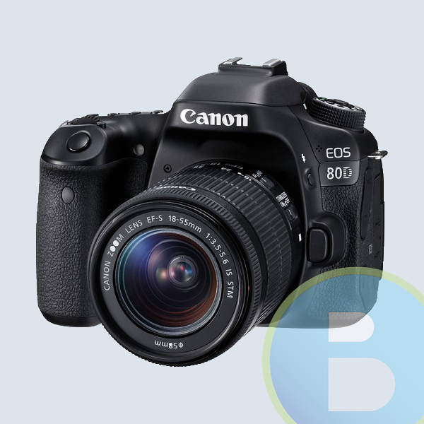 Cámara Canon EOS 80D Ef-s,  24.2 Mpx, Lente 18-55 mm, LCD 3