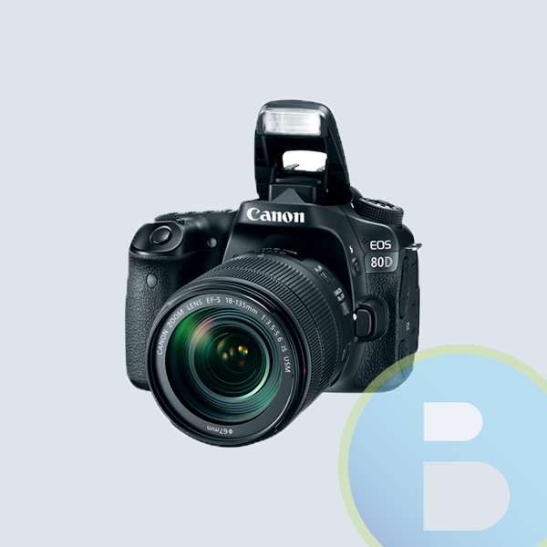 Cámara Canon EOS 77D, 24.2 Mpx, Lente 18-135MM, Wi-Fi, NFC