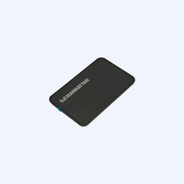 Caja para Disco Duro Manhattan, 2.5'', SATA/USB 2.0, Negro