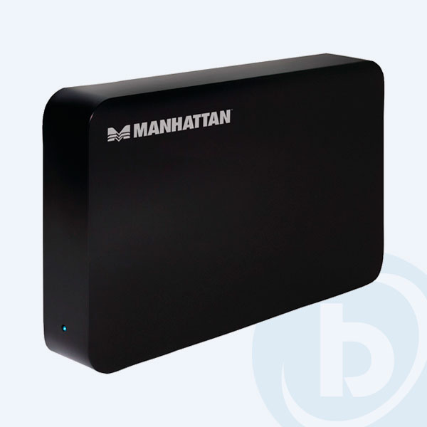 130295 - Caja para Disco Duro Manhattan, 3.5'', USB 3.0/SATA