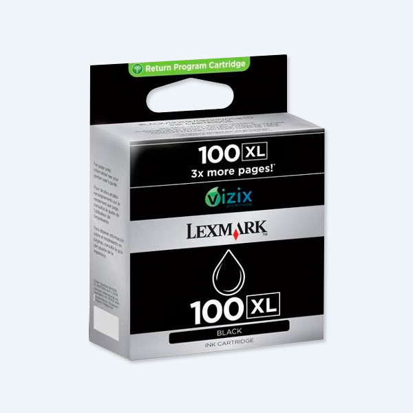 Cartucho Lexmark 100XL, 510 Páginas, Negro