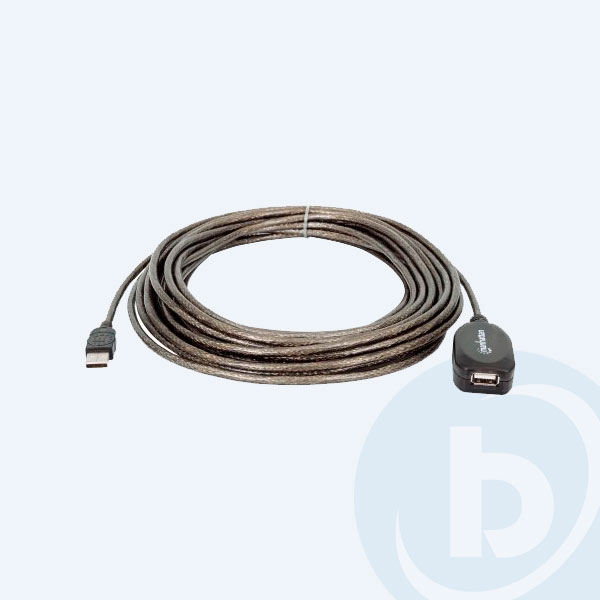 150248 - Cable de Extensi&oacute;n Activa USB 2.0 Manhatan, 10m, A Macho a A Hembra