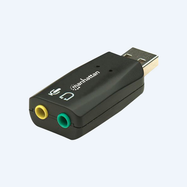 Tarjeta de sonido Manhattan a USB 2.0