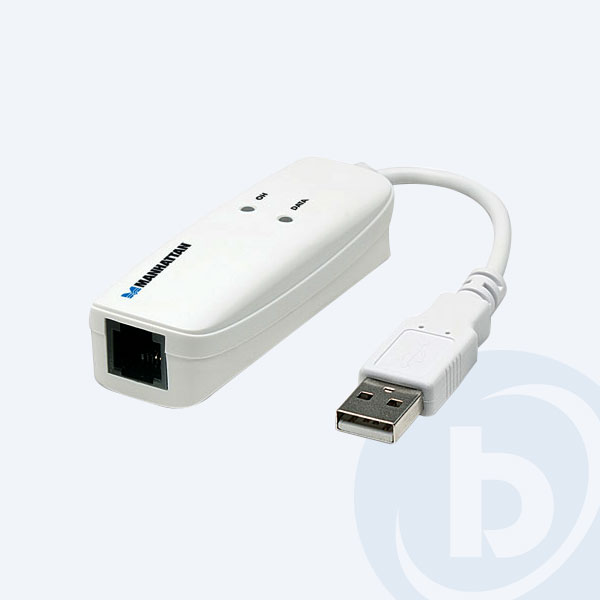 154109 - Fax M&oacute;dem Tel&eacute;fonico Externo 56K Manhattan a USB