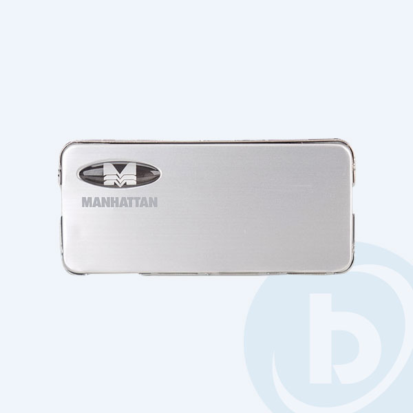 160612 - Mini Hub Manhattan, 4 Puertos USB 2.0, con Fuente de alimentaci&oacute;n externa