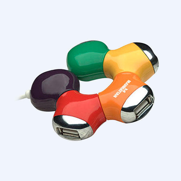 Hub Manhattan USB Flexible, 4 puertos