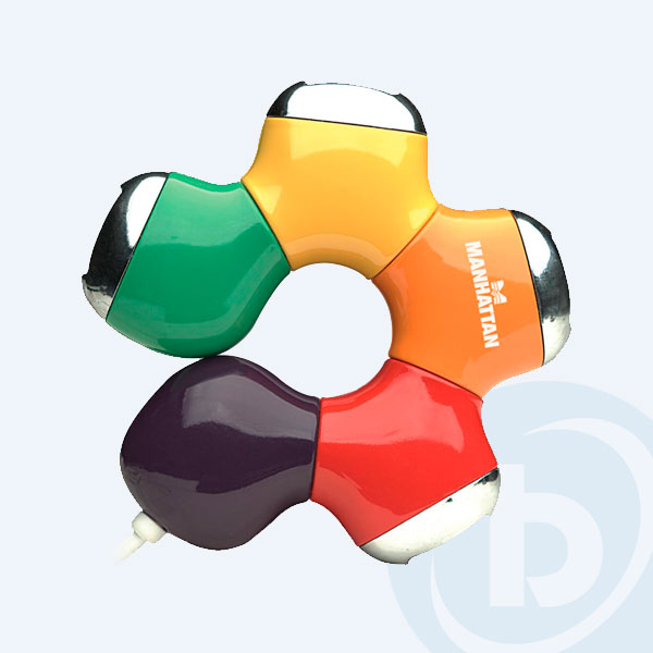 161053 - Hub Manhattan USB Flexible, 4 puertos