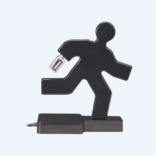 Hub Usb V2.0, 4 Ptos Hombre Corriendo
