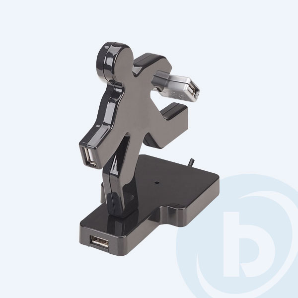 161626 - Hub Usb V2.0, 4 Ptos Hombre Corriendo
