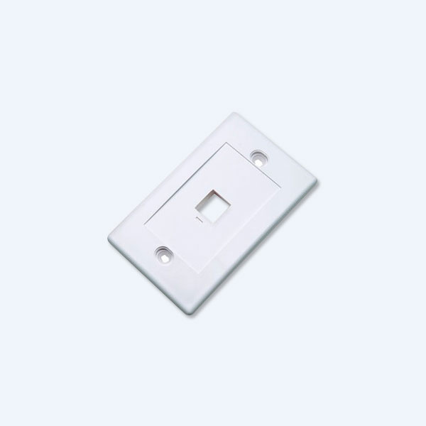 Tapa Faceplate Intellinet, 1 perforación, blanco