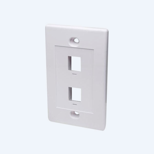 Tapa Intellinet Faceplate, 2 perforaciones, blanco