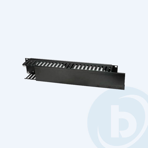 168458 - Organizador de Cables 19'' Intellinet, 2U, Tapa Plastico