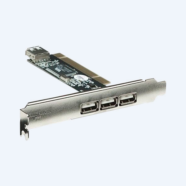 Tarjeta Manhattan PCI con 3 puertos USB 2.0