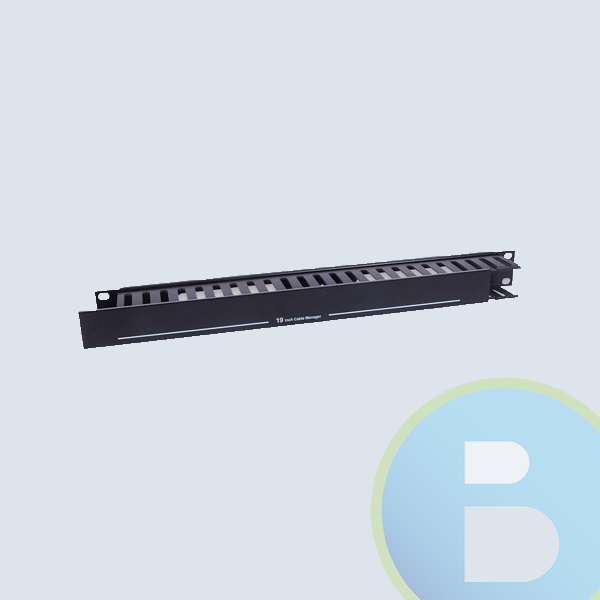 Intellinet Organizador Horizontal de Cables Metálico para Rack/Gabinete 19'', 1U, 5cm