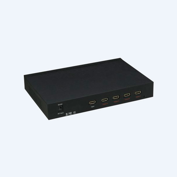 Divisor de Video (Splitter) Manhattan, 4 Puertos, HDMI