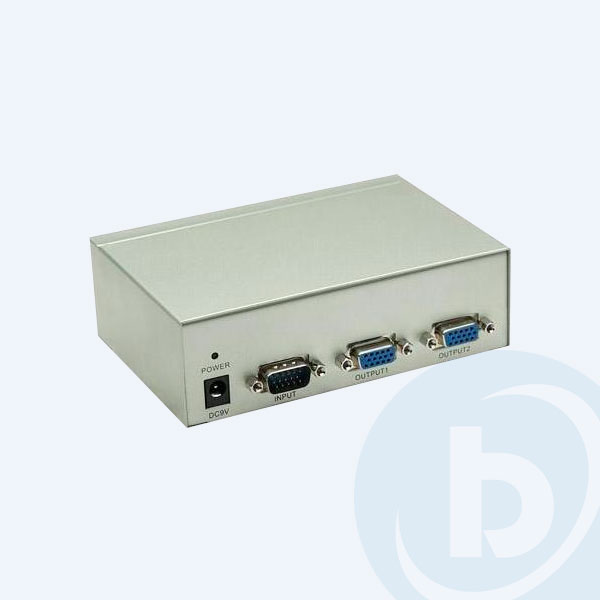 177207 - Divisor de Video (Splitter) Manhattan, 2 Salidas VGA, 2 Monitores/1 PC