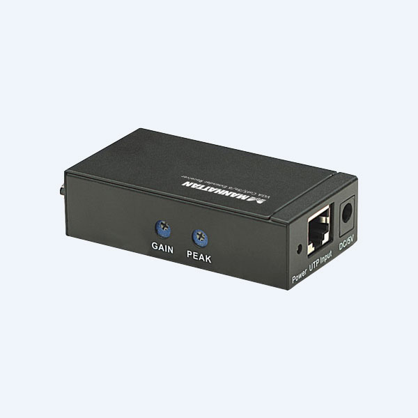 Extensor de Video VGA Manhattan Cat5/ 5e/ 6, Hasta 300m, Negro