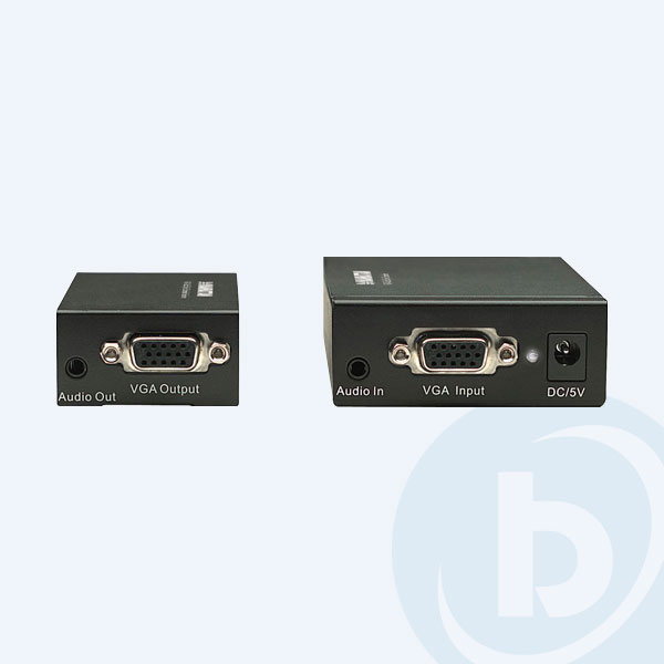 177344 - Extensor de Video VGA Manhattan Cat5/ 5e/ 6, Hasta 300m, Negro