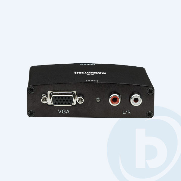 177351 - Convertidor de V&iacute;deo Manhattan, SVGA+Audio a HDMI