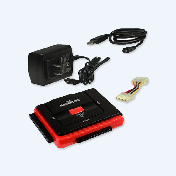 Adaptador Manhattan USB de Alta Velocidad 2.0 a SATA/ IDE