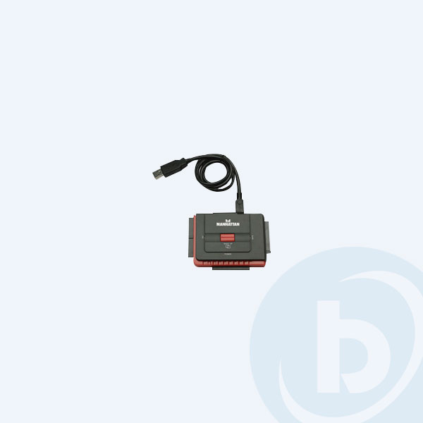 179195 - Adaptador Manhattan USB de Alta Velocidad 2.0 a SATA/ IDE