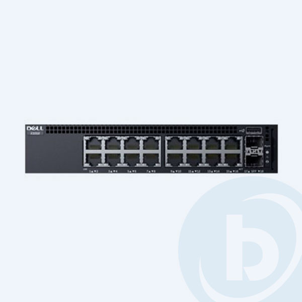 18895055 - Switch Dell X1018, 18 Puertos, 16 Puertos Gigabit Ethernet 10/100/1000 Mbps, 2 Puertos SFP