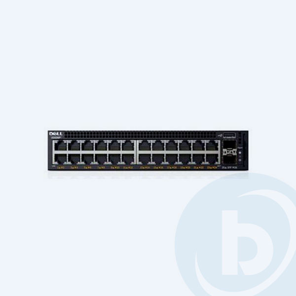 18895128 - Switch Dell X1026P,  26 Puertos, 24 Puertos Gigabit Ethernet 10/100/1000 Mbps, 2 Puertos SFP, PoE