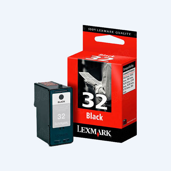 Cartucho Lexmark 32, Negro, para Z812, P915, X3350, X5470, X7350, X835