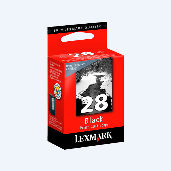 Cartucho Lexmark 28, Negro (18C1428)