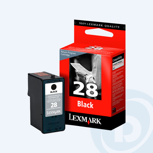 18C1428 - Cartucho Lexmark 28, Negro (18C1428)