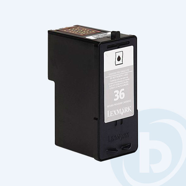 18C2130 - Cartucho Lexmark 36, Negro, P/X3650, X4650, X5650, X6650, X6675
