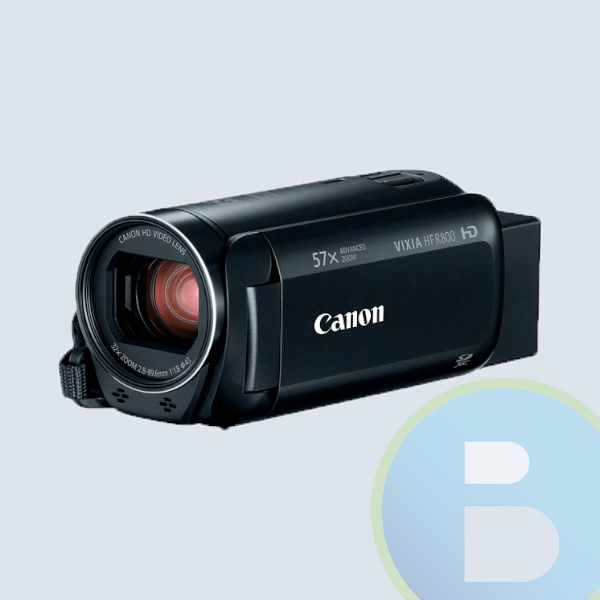 Camara de video Canon HF R800 BLACK, 57X, CMOS FHD, 3.28 MP