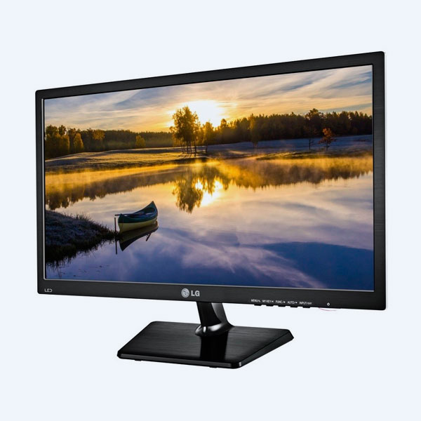 Monitor LED LG 19M38A, 19'', HD, 1366x768, VGA, WideScreen, Negro
