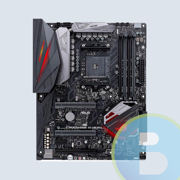 CROSSHAIR VI HERO - Tarjeta Madre Asus CrossHair VI Hero, AMD S-AM4 Ryzen, DDR4/USB3.0/Gamer