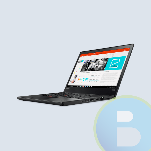 LENOVO THINKPAD T470 CORE I7 7600U 2.8 GHZ/ 8G DDR4 2400/ 1 TB / 14 HD/ WIFI 8265 2X2 AC BT/ BAT 3 CEL 3 CEL / WINDOWS 10 PRO/ NEGRO/ 3 YR ON SITE